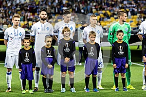 UEFA Europa League football match Dynamo Kyiv Ã¢â¬â Skenderbeu, Se