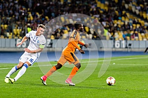 UEFA Europa League football match Dynamo Kyiv Ã¢â¬â Skenderbeu, Se