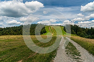 Kykula - highest hill of Jablunkovske medzihorie mountains on slovakian - polish borders