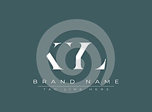 KYL abstract letter logo design