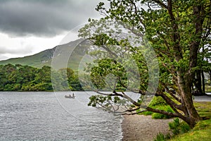 Lake Pollacapull at Kylemore Abbey, County Galway, Ireland