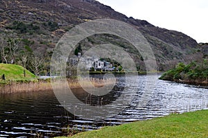 Kylemore Abbey Ireland Connemara on River