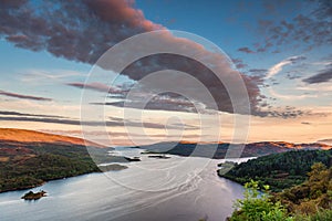 Kyles of Bute at Sunset photo