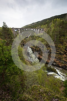 Kylling Bridge Kylling bru - railway bridge in Rauma Municipa photo