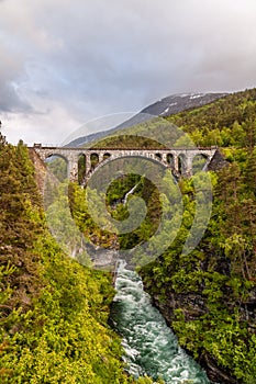 Kylling Bridge Kylling bru, Rauma, Romsdal, Norway photo
