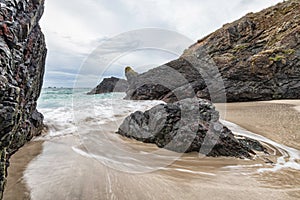 Kynance cove on the Lizard peninsular