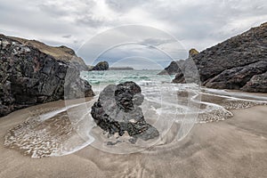 Kynance cove on the Lizard peninsular photo