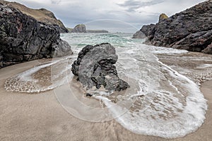 Kynance cove on the Lizard peninsular photo