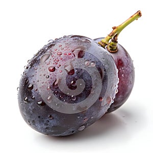 Kyoho grape isolated on white background