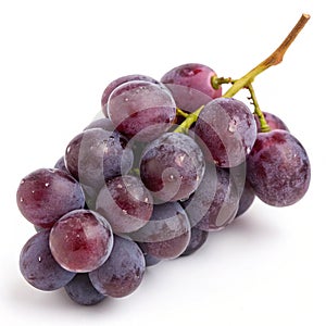 Kyoho grape on white background
