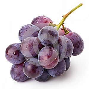 Kyoho grape on white background