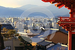 Kyomizu Temple in Winter Season kyoto Japan photo