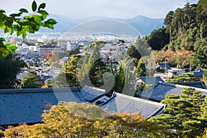 Kyoto cityscape from Ginkakuji viewpoint