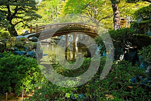 Kyoto Imperial Palace with Gonaitei garden in Kyoto, Japan