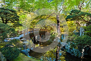 Kyoto Imperial Palace with Gonaitei garden in Kyoto, Japan