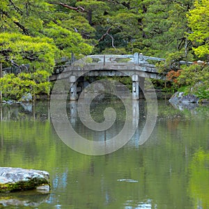 Kyoto Imperial Palace with Gonaitei garden in Kyoto, Japan