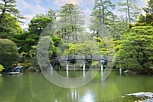 Kyoto Imperial Palace with Gonaitei garden in Kyoto, Japan