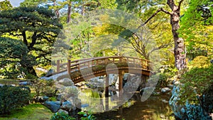 Kyoto Imperial Palace with Gonaitei garden in Kyoto, Japan