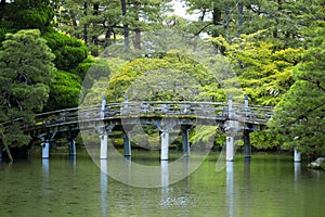 Kyoto Imperial Palace with Gonaitei garden in Kyoto, Japan