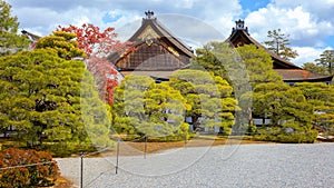 Kyoto Imperial Palace with Gonaitei garden in Kyoto, Japan