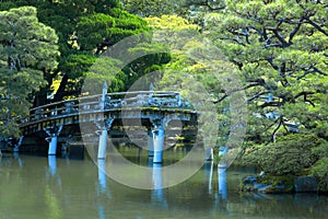 Kyoto Imperial Palace with Gonaitei garden in Kyoto, Japan