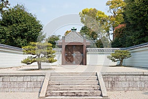 Imperial mausoleum Fukakusa no Kita no Misasagi in Kyoto, Japan. The 12 Emperors was entombed in photo