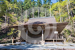 Kozan-ji Temple in Kyoto, Japan. It is part of UNESCO World Heritage Site - Historic Monuments of photo