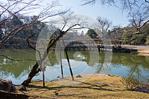 Sento Imperial Palace Sento Gosho in Kyoto, Japan. It is a large garden, formerly the grounds of a