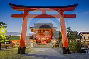 Kyoto, Japan at Fushimi Inari Shrine.