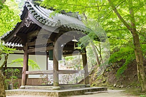 Enko-ji Temple in Kyoto, Japan. Enko-ji Temple was originally founded in 1601, as the site of the photo