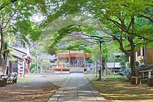 Nagao Tenmangu Shrine in Fushimi, Kyoto, Japan. The Shrine was founded in 949