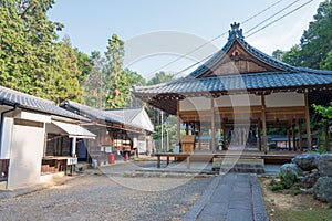 Nagao Tenmangu Shrine in Fushimi, Kyoto, Japan. The Shrine was founded in 949