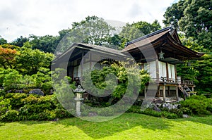 Japanese House Shrine Okochi Sanso Botanical Japanese Garden