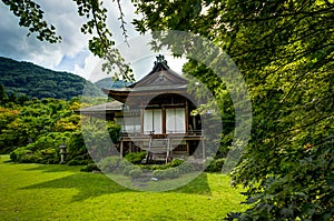 Japanese House Shrine Okochi Sanso Botanical Japanese Garden