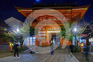 Main Gate of the Yasaka Shrine, Kyoto