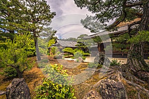 Kyoto - May 29, 2019: Kinkakuji, the Golden Pavilion in Kyoto, Japan