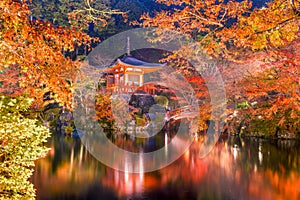 A Kyoto Temple in Autumn