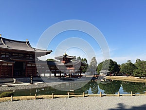 Kyoto Temple on a pond