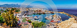 Kyrenia marina in Cyprus