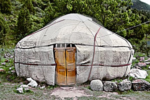 Kyrgyz national dwelling - yurta