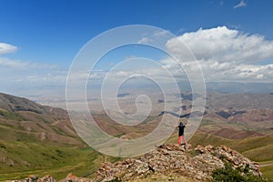 Kyrgyzstan, alpine Song Kol lake