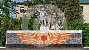 Vladimir Lenin Statue in Bishkek city, Kyrgyzstan