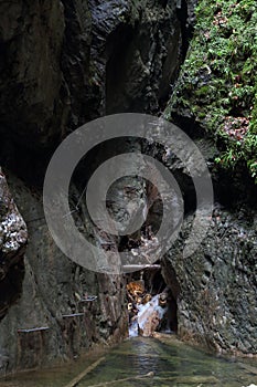 Kysel ravine in Slovak Paradise National park, Slovakia