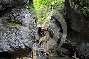 Roklina Kysel v národním parku Slovenský ráj, Slovensko