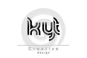 KYT Creative Unique Modern Letter Logo Design