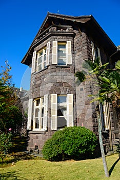 Kyu-Furukawa Gardens in autumn in Tokyo