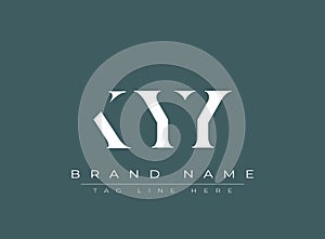 KYY abstract letter logo design
