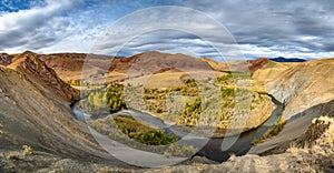 Kyzylshin river valley. Altai Republic, Siberia, Russia