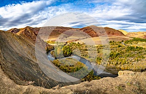 Kyzylshin river valley. Altai Republic, Siberia, Russia