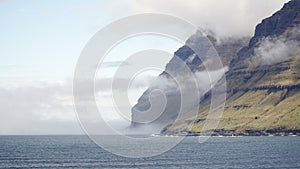 KÃ³pakonan Seal Woman Statue on Kalsoy Island on the Faroe Islands, Denmark.